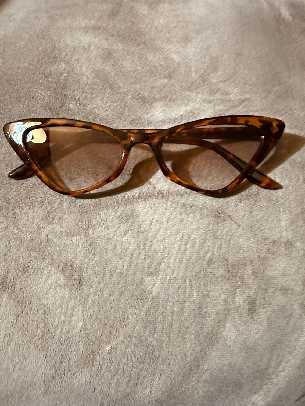 Tortoiseshell Cat Eye Sunglasses - Brown